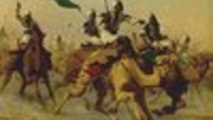 لوحة تعبيرية عن معركة أم درمان الشهيرة عام 1898 ، الصورة: فيكي ميديا كومونس 