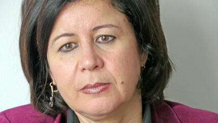 Amel Grami, tunesische Publizistin und Frauenrechtlerin; Foto: DW/U. Schaeffer