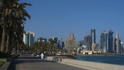 Skyline von Doha; Foto: DW