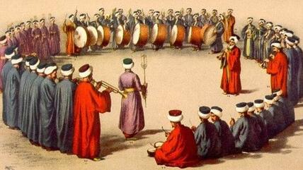Mehterhane Musiker in Albanien; Foto: wikipedia