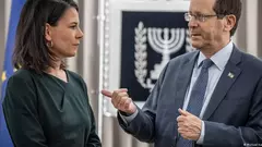 Außenministerin Annalena Baerbock trifft Israels Präsident Isaac Herzog.