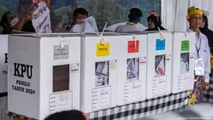 Wahllokal in Indonesien