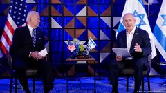 US-Präsident Joe Biden und der israelische Regierungschef Benjamin Netanjahu 