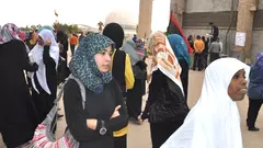 Young women at the University of Benghazi, Libya (photo: DW)