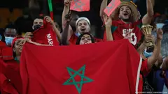 يتوقع أن يحظى المنتخب المغربي بمساندة كبيرة من الجماهير المغربية والعربية في مونديال قطر