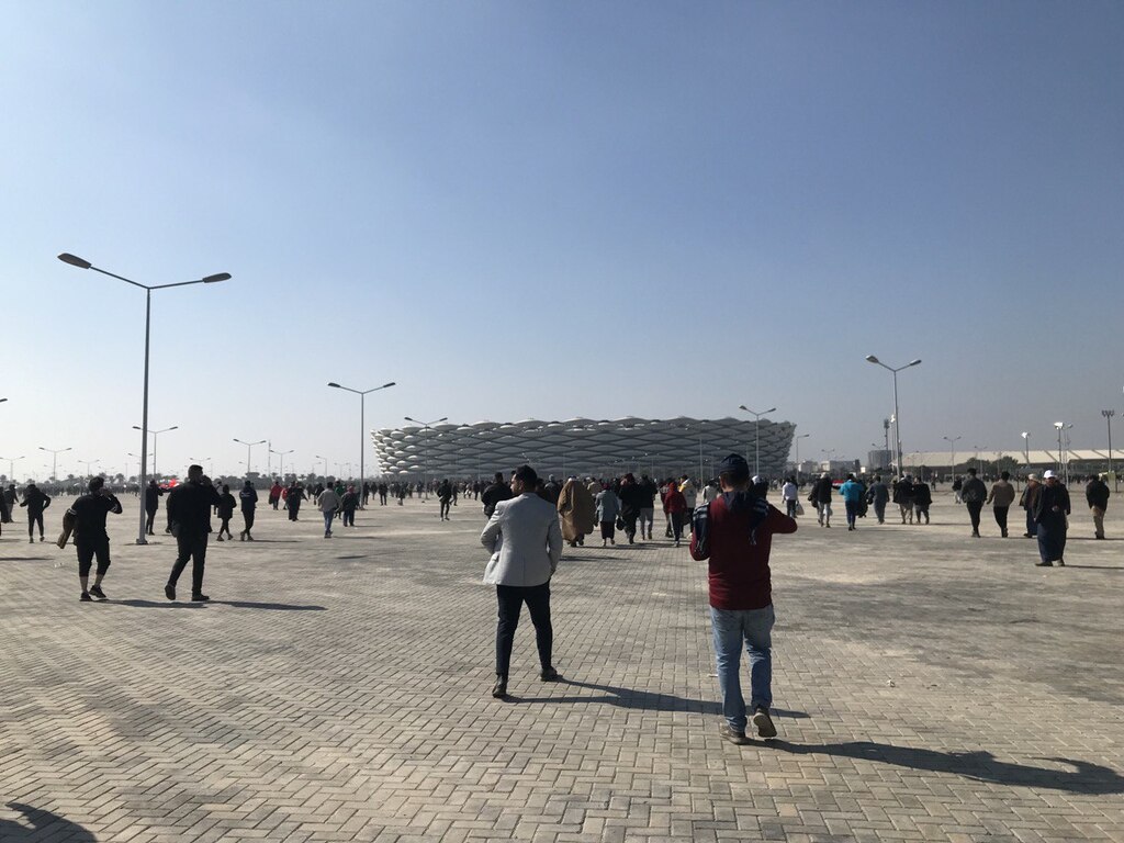 بطولة كأس الخليج العربي لكرة القدم بالبصرة في شهر كانون الثاني/يناير 2023. Basra Fifa-World Cup; Foto: Hella Mewes